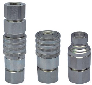 FF 1/2 ''NPT cho <span class=keywords><strong>bobcat</strong></span> Skid chỉ đạo phẳng mặt thủy lực nhanh chóng ngắt kết nối couplers với bụi mũ cho các bộ phận thủy lực - Product Image 6