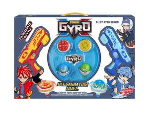 爆発ジャイロスコープ + ダブルルーラー送信機 + プラスケーブル送信機 + ハンドル + 小さな屋根クラシックジャイロスコープおもちゃ - Product Image 1