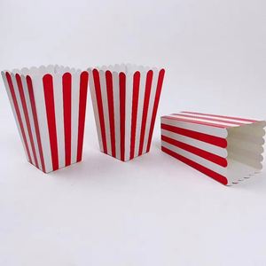 Customized Small Big Size Striped Plain 3 200 ml Eco Disposable Food Packaging Snacks Potato Chip Pop <strong>Corn</strong> Popcorns Paper <strong>Cups</strong>