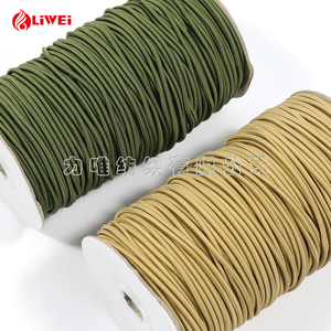 厂家好强力弹力涤纶圆形弹力橡胶绳松紧带 - Product Image 5