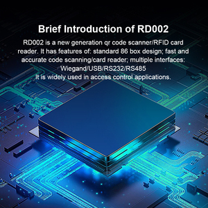 Rarard002 USB 125KHz Wiegand TTL RS232 RS485 tarama motoru kimlik kartı QR kod okuyucu Wiegand kart okuyucu Rfid barkod tarayıcı - Product Image 3