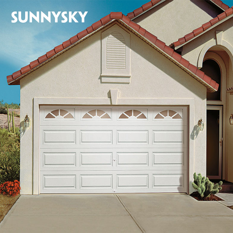 Manufacturer aluminum picture double bifold glass garage doors cost