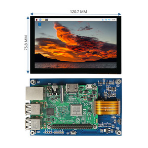2024 nuova 5.0 "MIPI DSI 800x480 pixel Display Touch screen per Raspberry Pi 3B/3B +/4B - Product Image 3