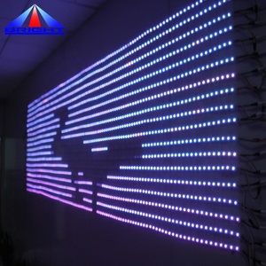 โปรแกรม LED Strip ผ้าม่าน,Digital LED Strip หน้าจอ,จอแสดงผล LED