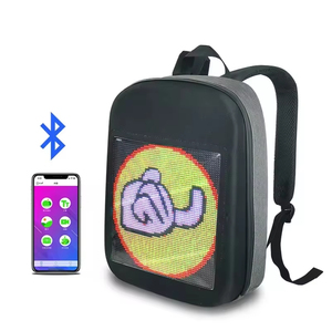 Benutzer definierte LED-Rucksack-Anzeige Nette Schult asche mit Handy-APP-Programmier barkeit zum Schreiben von Bild zeichnungen - Product Image 1