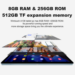 10 inç Android Mega Tablet Octa çekirdek 2.0GHZ 8GB RAM 256GB ROM Android 13 Tablet PC - Product Image 5