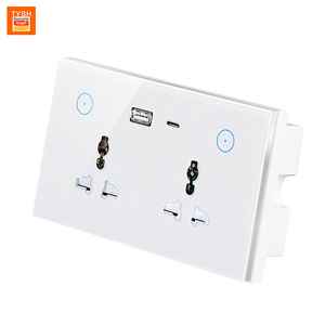 Tysh เต้าเสียบปลั๊กไฟฟ้าติดผนังอัจฉริยะ Wi-Fi 16A พร้อมพอร์ต Type-C ช่องเสียบผนังไฟฟ้าควบคุมด้วยเสียงผ่านแอป - Product Image 2