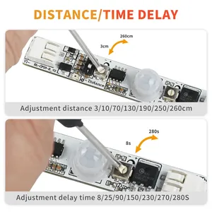 PIR04 DC12V-24V 6A датчик движения с датчиком задержки и дневного света - Product Image 2