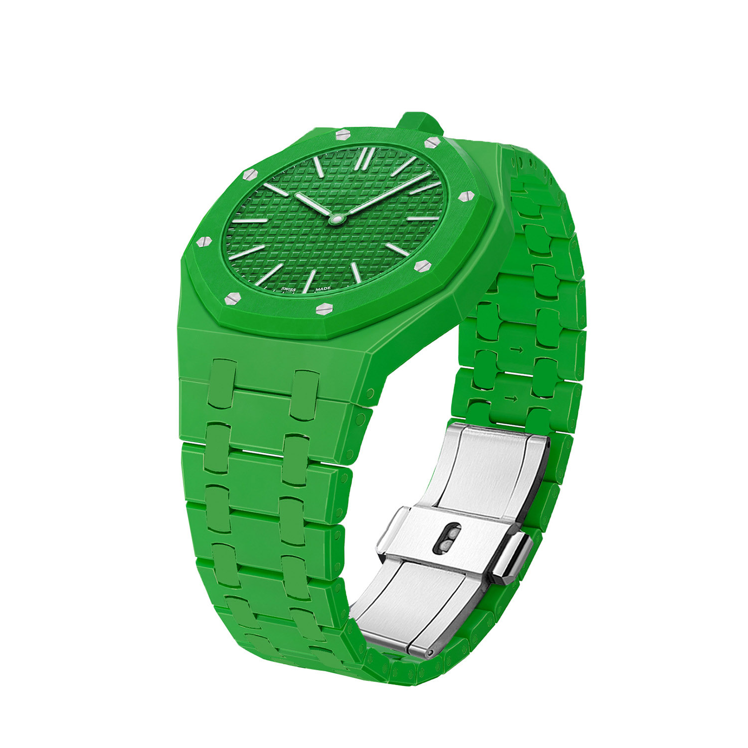 Green Ceramic Case + Ceramic Strap