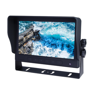 7'' TFT LCD Car Rearview Quad Split <strong>Monitor</strong> 4 Channels Video <strong>Inputs</strong> with Sunshade Anti-Glare - Product Image 5