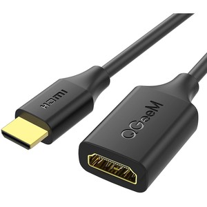 HDMI C/M到A/F适配器迷你HDMI到HDMI一根与摄像机、图形视频卡、笔记本电脑HDMI C适配器兼容的4k电缆 - Product Image 1