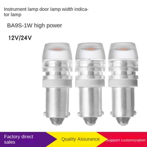 หลอดไฟ LED เครื่องมือปรับแต่งได้3V 6V 12V 24V อลูมิเนียมสำหรับรถยนต์ BA9S ไฟแสดงสถานะ wcob 1 - Product Image 3