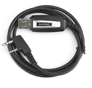Cavo di programmazione USB per Baofeng 2 vie porta Radio K Driver con Software CD palmare Walkie Talkie accessori - Product Image 1