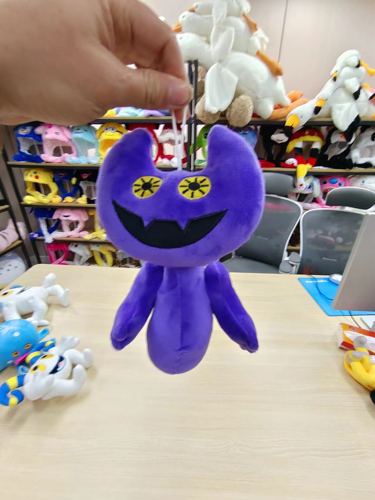 Chat violet de concert
