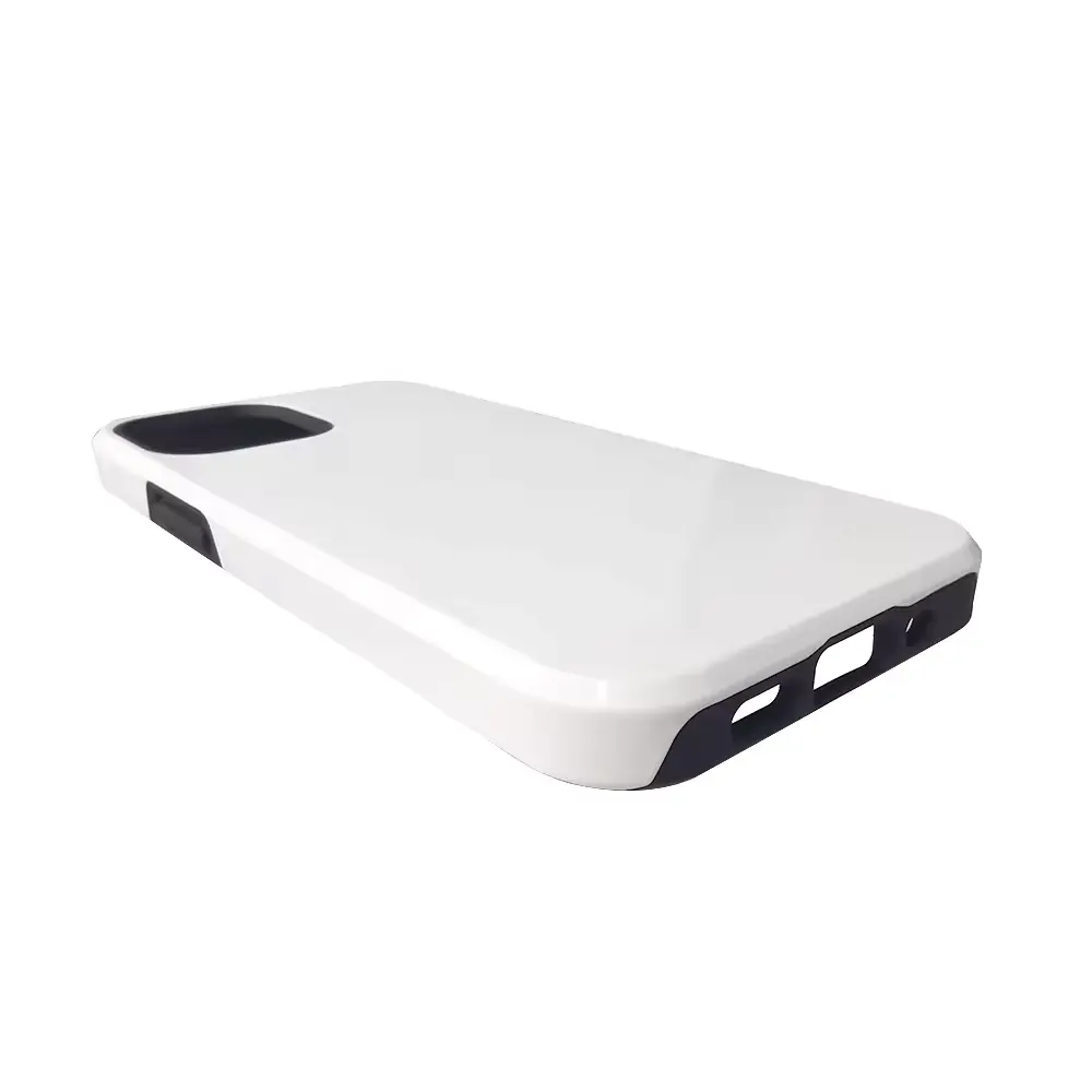 Chất lượng cao 2 trong 1 TPU PC khó khăn 3D thăng hoa điện thoại di động Trường hợp trống cho samsung cho Iphone 14 15Pro Max