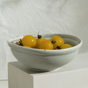 Di alta qualità Design nordico ecologico lavabile in lavastoviglie Hotel offre una ciotola di Ramen in ceramica bianca blu irregolare - Product Image 2