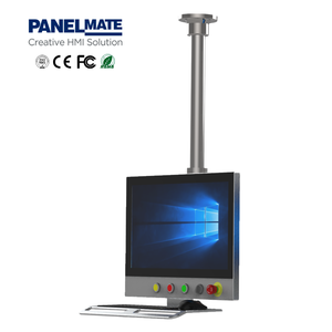Panel frontal de 21,5 pulgadas IP65 Sistema de brazo de soporte Sin ventilador Industrial Todo en uno Computadoras Panel de control de pantalla táctil Pantalla de PC - Product Image 2