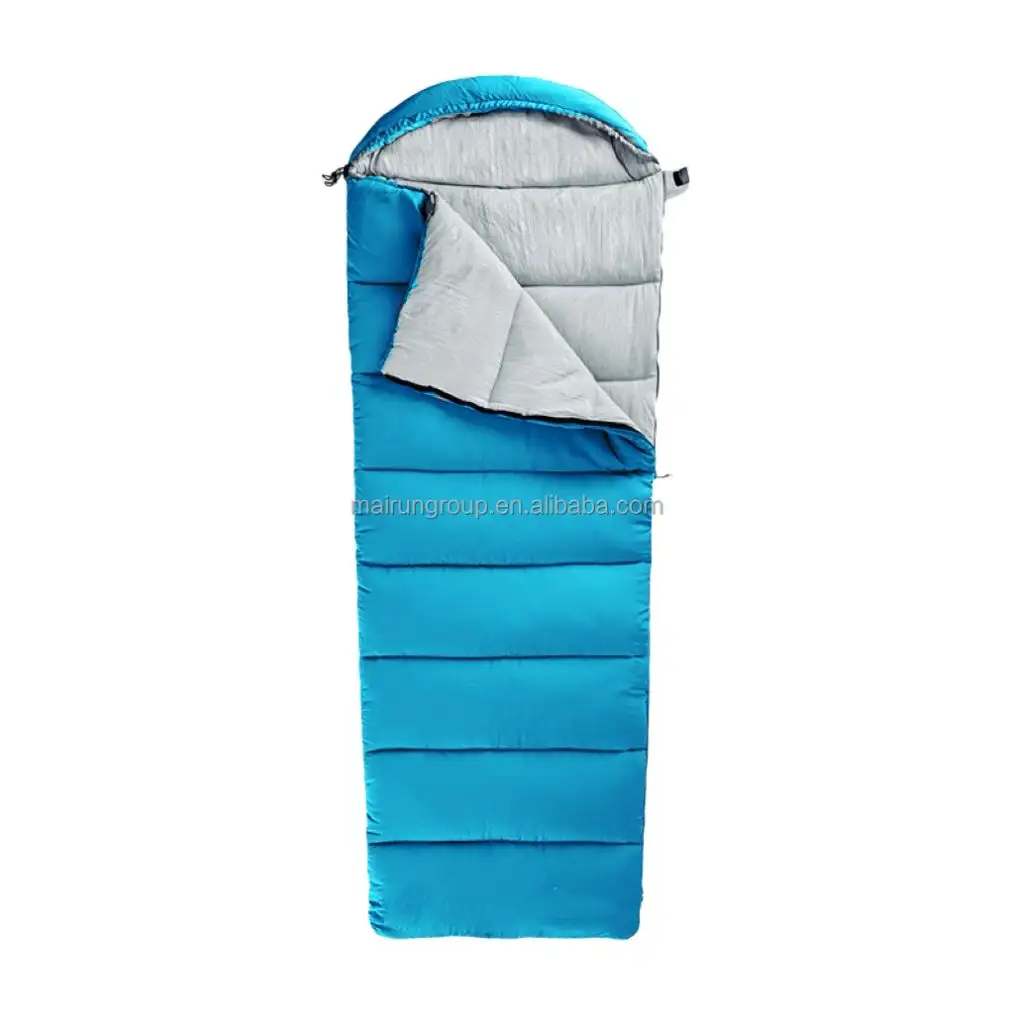 مخصصة للماء حقيبة النوم الكبيرة تخييم في الهواء الطلق حقيبة النوم الدافئة القطنية