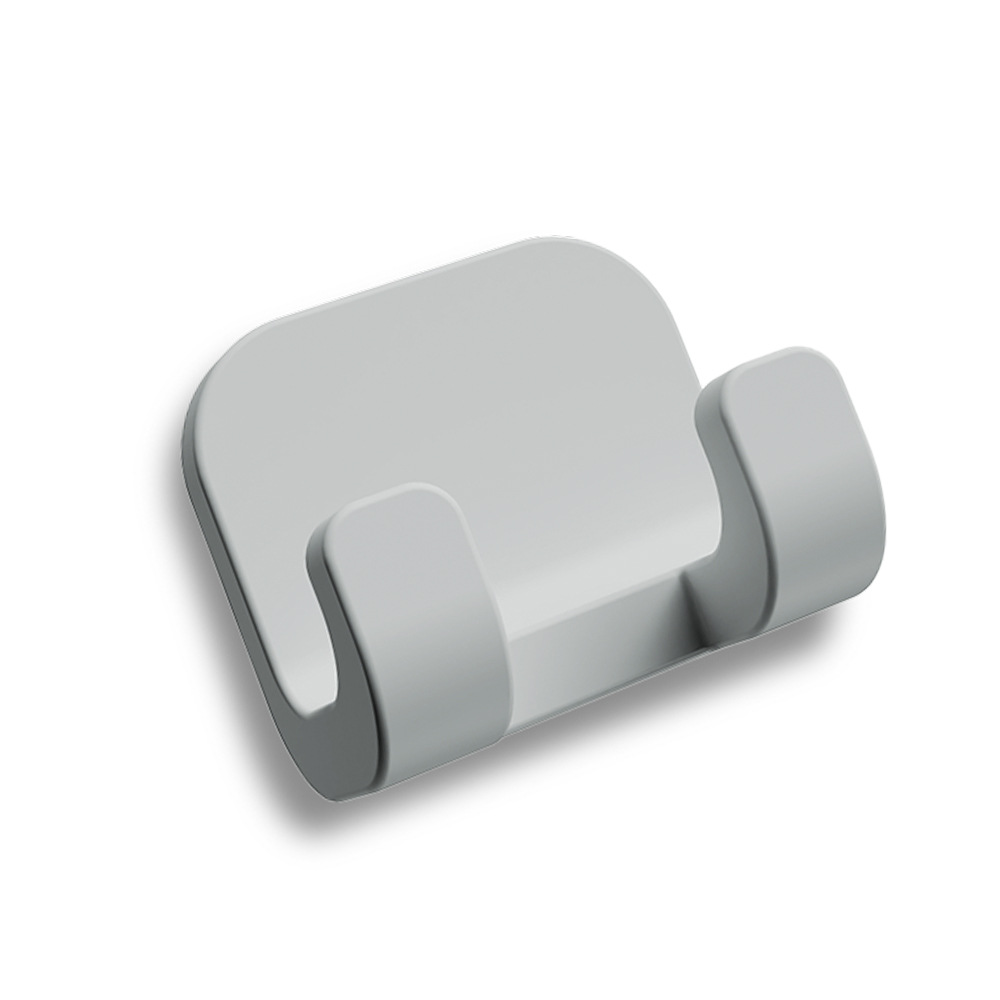 Gray curved No. 5 hook