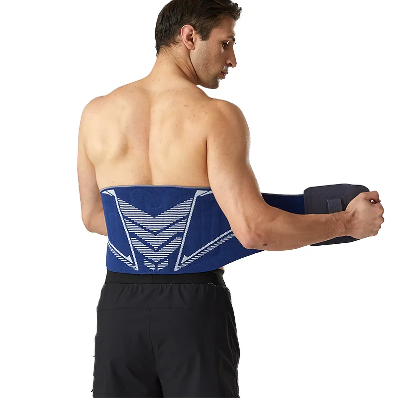 Fascia di supporto per la vita a compressione Fitness traspirante all'ingrosso 3d maglia tutore posteriore