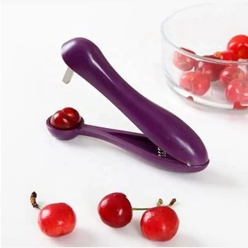 Gadget da cucina Strumento di Frutta di Plastica Corer, Manuale di Plastica Cherry Pitter,Cherry Corer Frutta Pitter