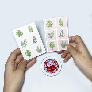 Güzel yüz M-ask aromaterapi Sticker koku merhem taze yamalar uçucu yağ çıkartmaları - Product Image 5