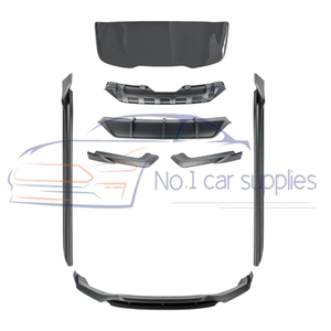 F15ブラックナイトスタイルマットカーフロントリップリアディフューザーサイドスカートVentsスポイラーボディキットエアロX5 F用