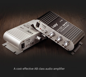 Lepy LP-808 amplificador de potencia HIFI entrada/salida RCA de alta calidad RMS 20W * 2 agudos/bajo/equilibrio/Control de volumen - Product Image 3