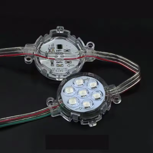 SMD2835 High Quality 40mm 6leds 24v Round 1903 <strong>Rgb</strong> 12v <strong>Dmx</strong> 512 SMD5050led <strong>Pixel</strong> <strong>Module</strong> Light <strong>String</strong> IP68 - Product Image 4
