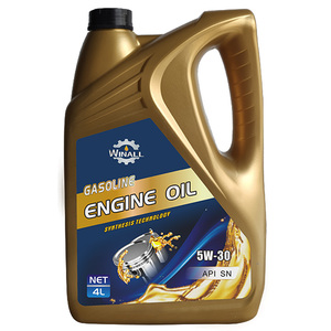 Silikon bazlı yağlar kauçuk contalar için 4L SN 5W30 araba benzinli motor yağı - Product Image 1