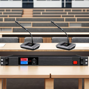Professional UHF Wireless Conference Microphone <strong>System</strong> Desktop Style with Noise Cancelling <strong>Function</strong> Conference Room Sound <strong>System</strong> - Product Image 3
