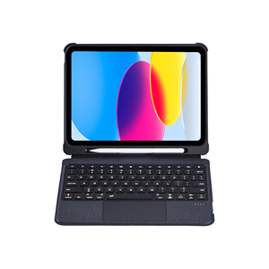 Teclado inalámbrico Bluetooth al por mayor para iPad 10th Gen 2022 Soporte de teclado dividido retroiluminado con accesorio magnético - Product Image 1
