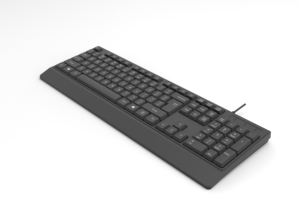 ODM Teclado de oficina de perfil bajo de tamaño completo Teclado de computadora con cable USB para Windows Mac PC Laptop Teclado de proyección DE NUEVO ESTILO