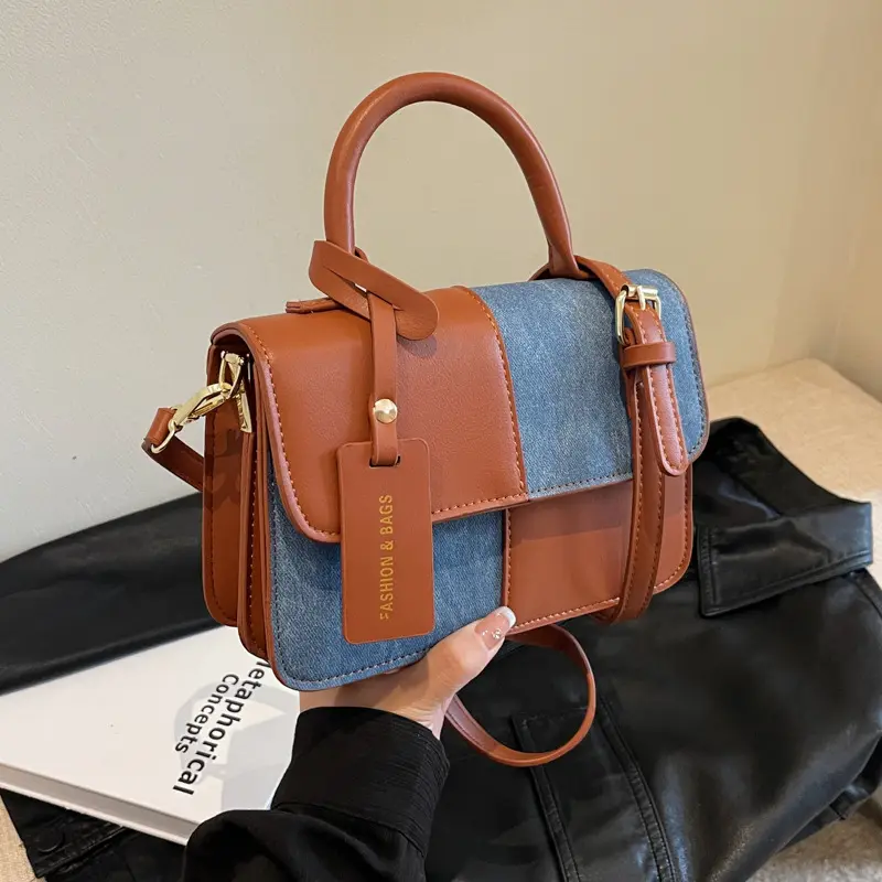 2024 Hot Sales Luxury Designer Handbags for Women High Quality Famous Brands Purses Preppy Style Casual Leather Material