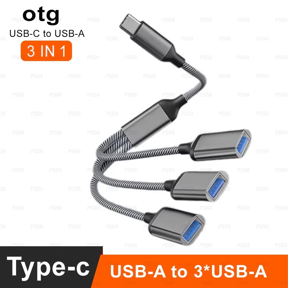 GREY-USB -3IN1 ( HUB046-D)