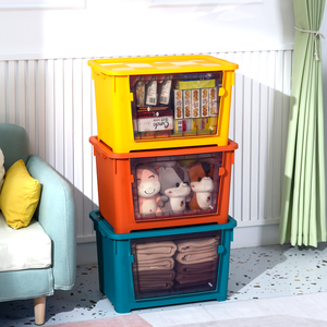 Direct Factory Front Open Finishing <strong>Box</strong> Plastic Side Open extra Large Baby <strong>Toys</strong> Clothes Storage <strong>Box</strong> - Product Image 2