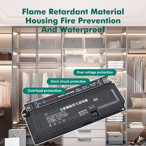 हैंग इनडोर स्लिम डीसी कैबिनेट वार्डरोब कोठरी 5a 60w एलईडी लाइट स्ट्रिप ड्राइवर 12 वी 24 वी निरंतर वोल्टेज एकल 100 डब्ल्यू स्विचिंग - Product Image 4