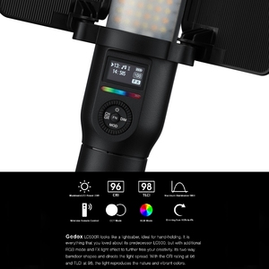 超级质量为Godox LC500R RGB全彩LED灯棒手持带遥控照相灯的补光灯 - Product Image 4