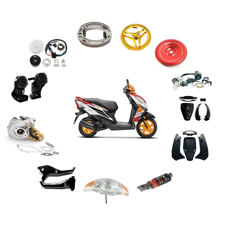 Sistema de corpo para motocicletas, peças para acessórios para motocicleta honda dio 50cc adv 150 125cc rebel 250 200cc