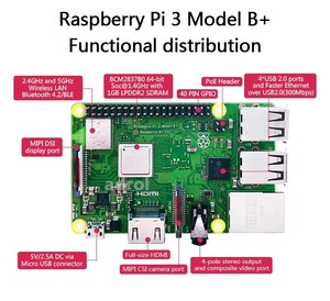 New Original <strong>Raspberry</strong> <strong>Pi</strong> 3 Model B+ Plus <strong>Raspberry</strong> 3 Model B Board 1.4GHz 64-bit quad-core ARM <strong>CPU</strong> with WiFi BT <strong>raspberry</strong> <strong>pi</strong> 3