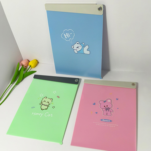 Carpeta de información personalizable A4 PP Caja de archivo con logotipo de clips de tijera PP y tamaño de patrón para archivar productos - Product Image 5
