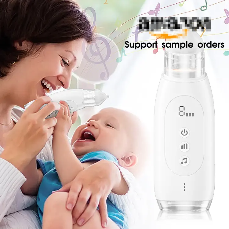 Grosir Aspirator hidung listrik silikon tingkat makanan untuk Aspirator hidung pengisap hidung bayi elektronik bayi, DQ25