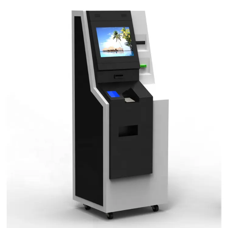 ATM Machine Bank Anzeige informationen Kiosk Self Service Kiosk Bank atm