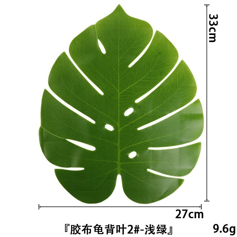 Feuille de Monstera désossée n° 2 - Vert clair - 058