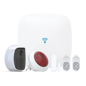 带4CH摄像头功能的IP 4G Wifi智能家居报警集线器商店办公室报警和视频解决方案智能集线器IP 4g报警系统 - Product Image 4