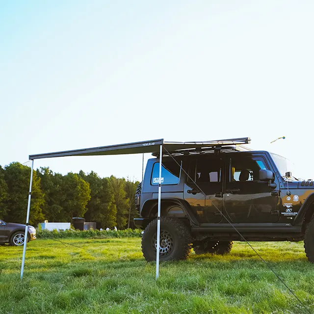 Awnlux 4wd jipes retrátil ao ar livre automático suv carro lado toldo telhado