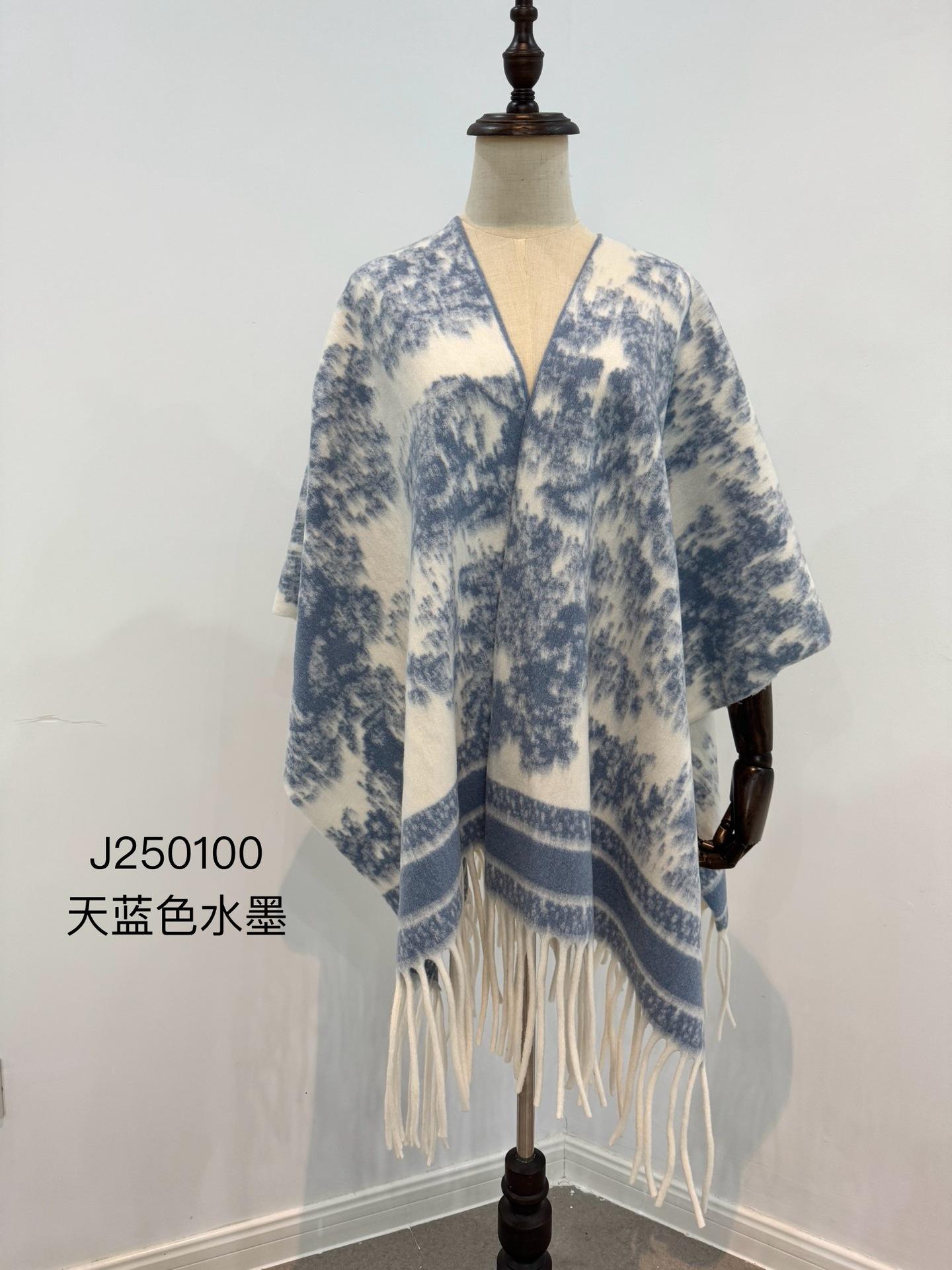 Peinture à l'encre-bleu ciel-135*160cm