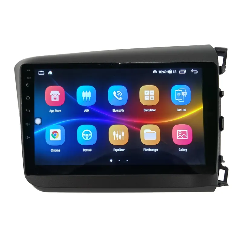 Schermo verticale tesla style PX6 4 64GB per Honda Civic 2008-2011 RHD Android 11 autoradio lettore multimediale DSP Navi