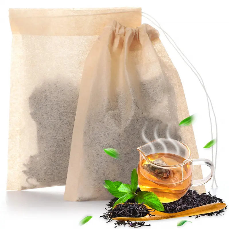 Высококачественные неотбеленные пакетики в саше, пустые чайные пакетики для продажи