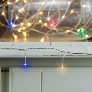 Cadena de luces Led de Ramadán para boda, guirnalda de luces navideñas de cobre con temporizador para exteriores - Product Image 1